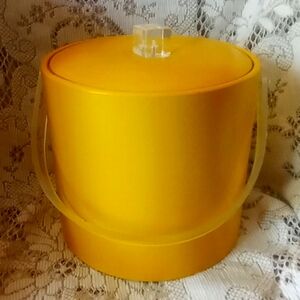 Mid century vinyl ice bucket by George Baird